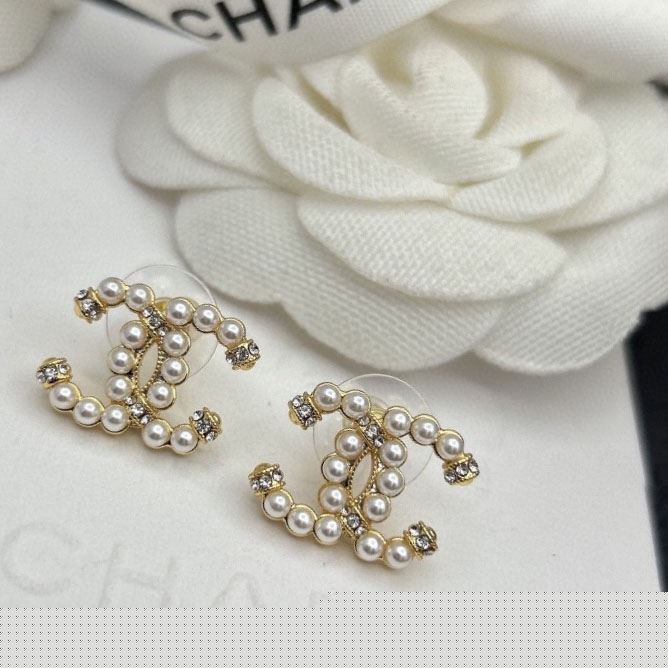 Ch*el earrings